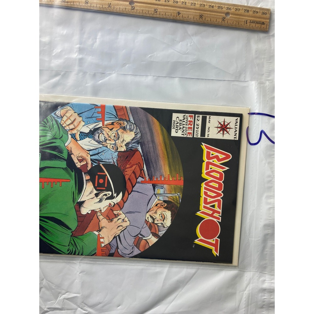 Bloodshot Comic Book Number 16‎ Valiant Comics May 1993 Free Card